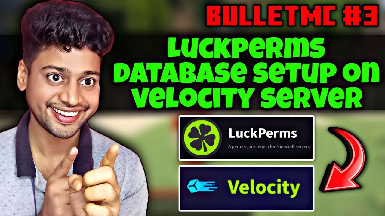 How To Setup LuckPerms Database | How To Setup LuckPerms on Velocity | BulletMC #3