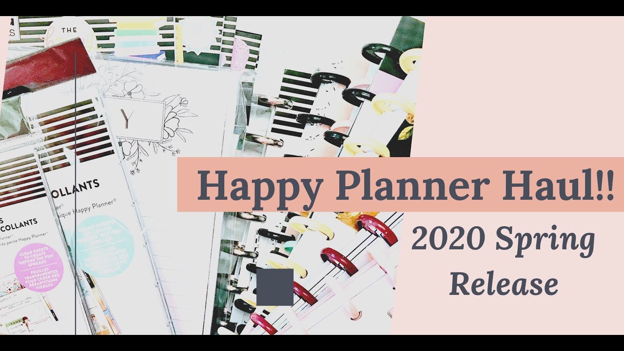 Happy Planner Haul//2020 Spring Release