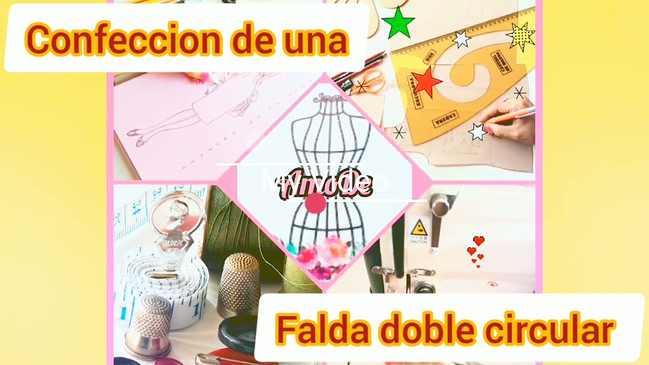 CONFECCION FALDA DOBLE CIRCULAR