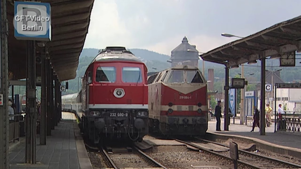 Bahnknoten Saalfeld im Wandel der Zeit