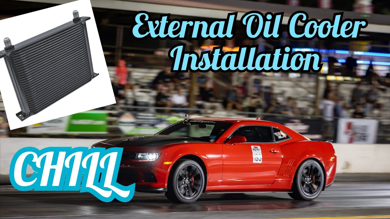 Oil Cooler Fix Gen 5 Camaro SS External Oil Cooler Installation Derale Oil Adapter Kit