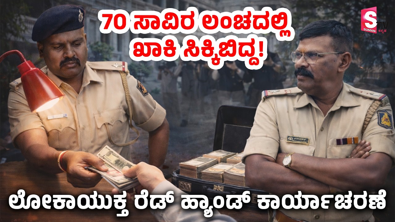 Lokayukta Raid on Chikkaballapur police: ಚಿಕ್ಕಬಳ್ಳಾಪುರ PSI ಲೋಕಾಯುಕ್ತ ಬಲೆಗೆ!