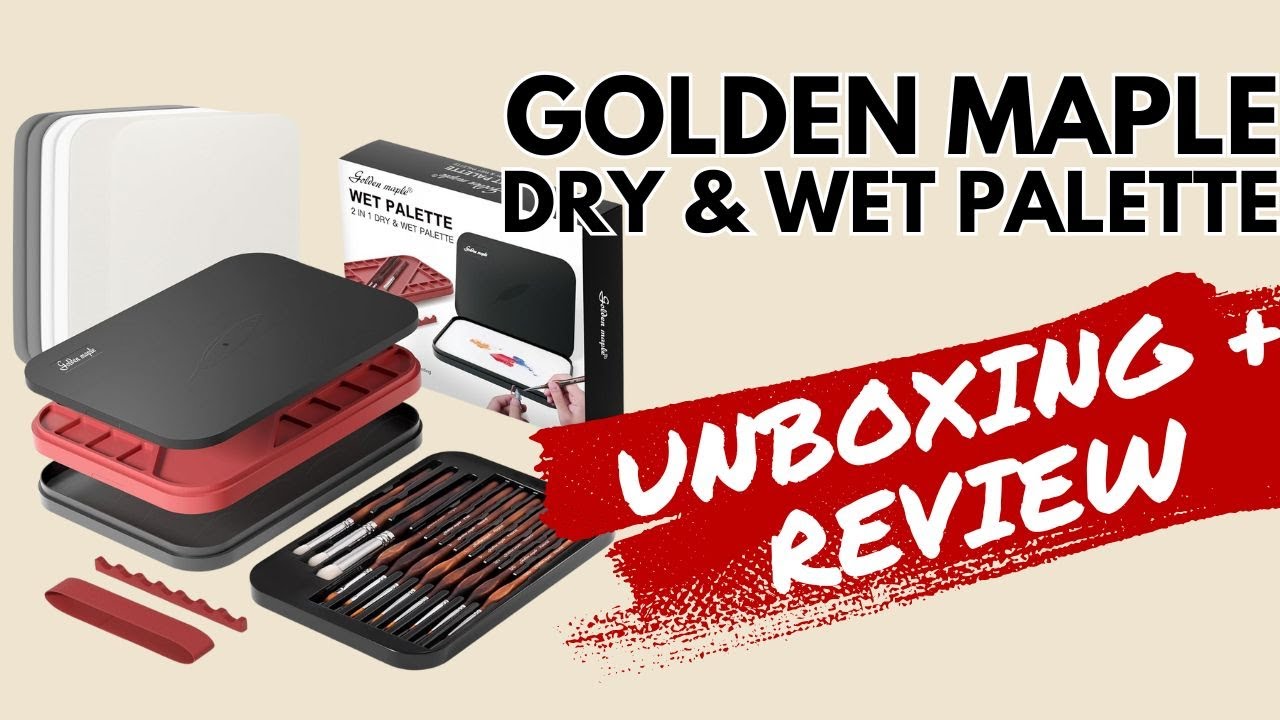Golden Maple 2-in-1 Dry & Wet Palette unboxing & Review