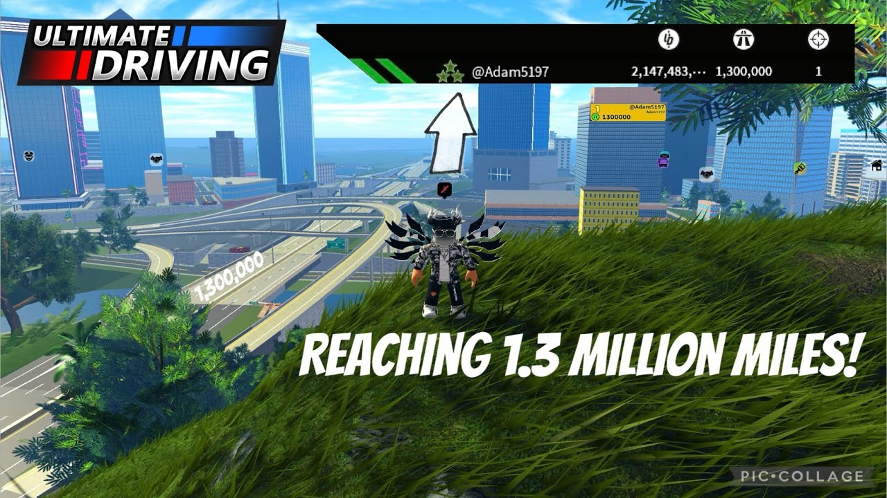 Reaching 1.3 Million Miles (Roblox Ultimate Driving 2.0)