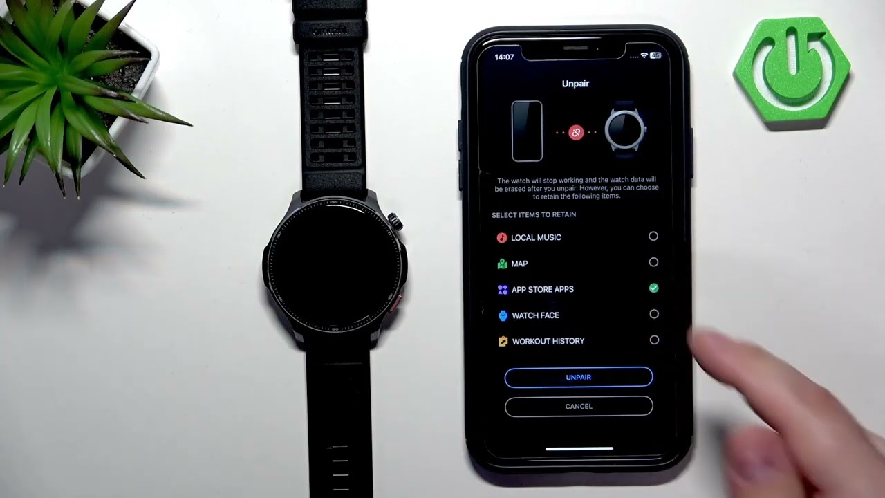 AMAZFIT Balance 2 XT 如何在 iPhone 上解除配对