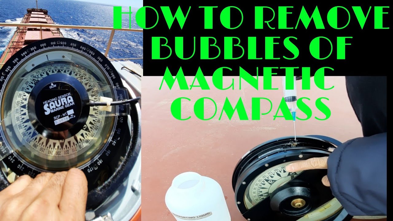 HOW TO REMOVE BUBBLES OF MAGNETIC COMPASS