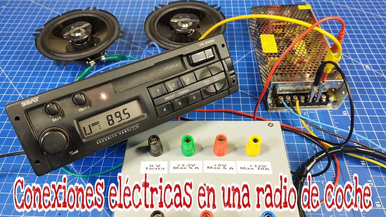 CÓMO REUTILIZAR UNA RADIO DE COCHE | SIN CONECTOR ISO10487