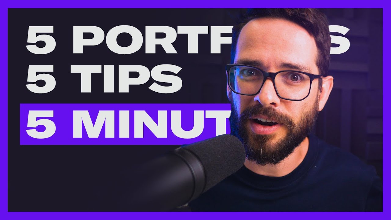 5 портфолио. 5 советов. 5 минут.