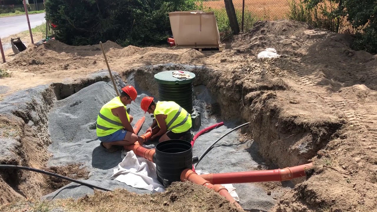Instalace akumulační nádrže Li-Lo 7500 l na dešťovou vodu