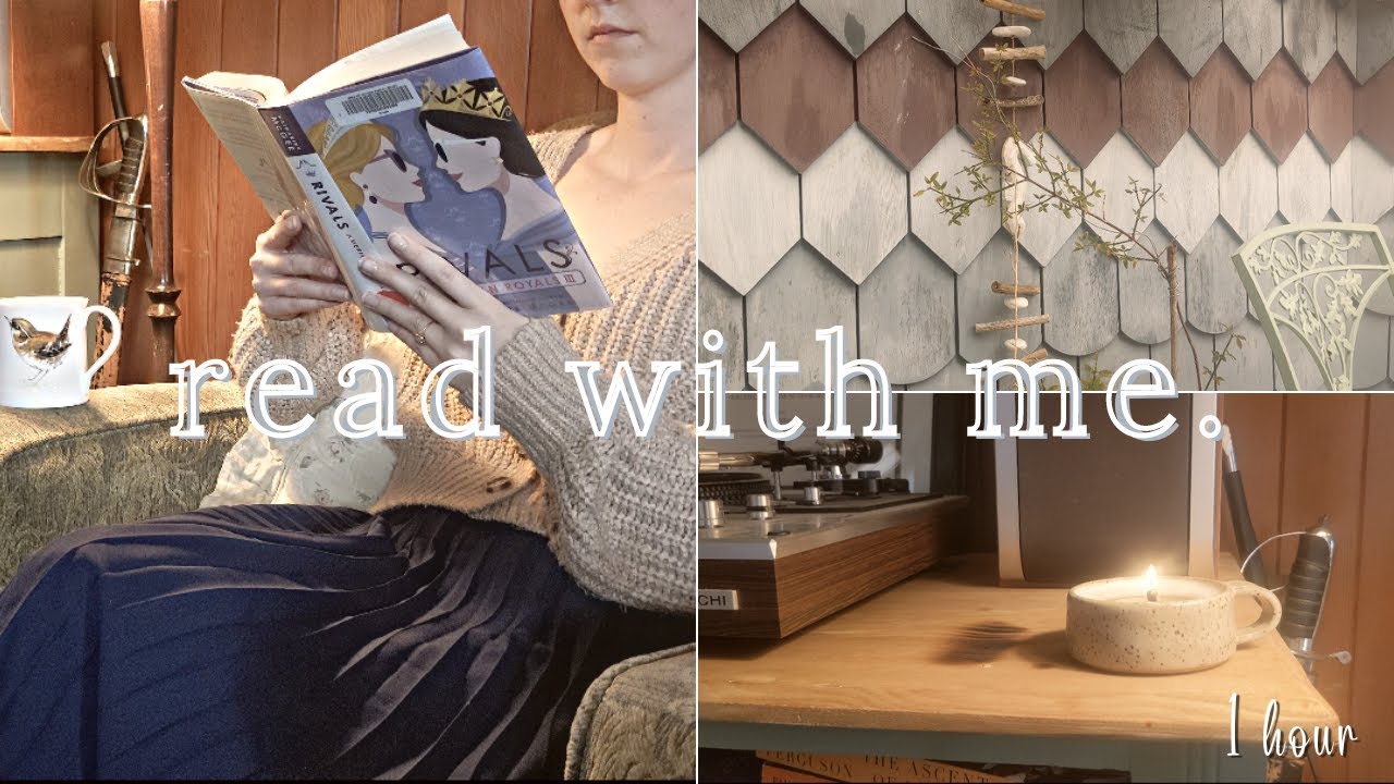 A COZY READ WITH ME // 1 hour of reading on a chilly winter's day.