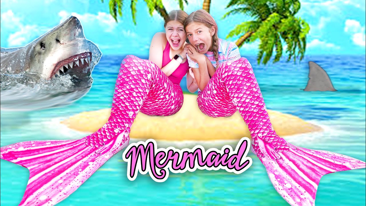 TwiN MerMaiDs EscaPe ShArK!