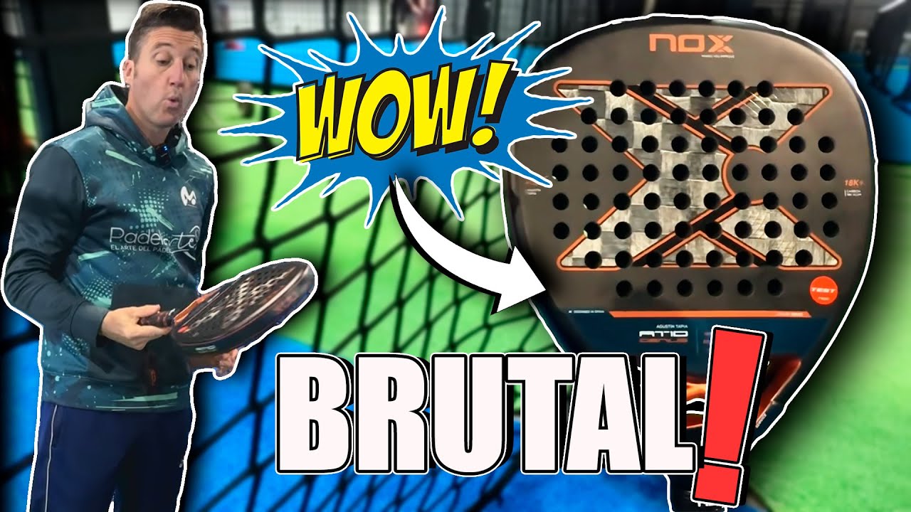 NUEVA Pala NOX AT10 ATTACK 18K Alum 2025 de Agust&iacute;n Tapia - &iquest;La mejor pala de potencia? - Padelarte