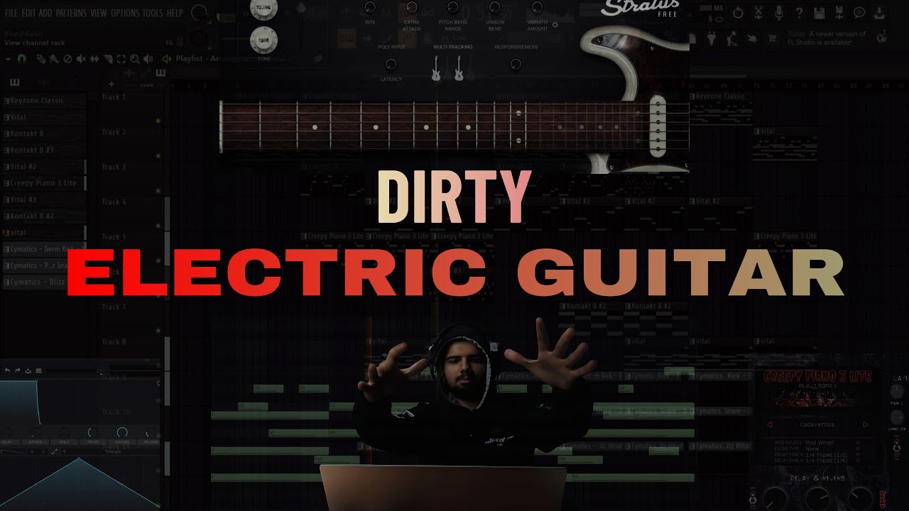 I MADE A HARD ELECTRIC GUITAR TRAP IN FL STUDIO