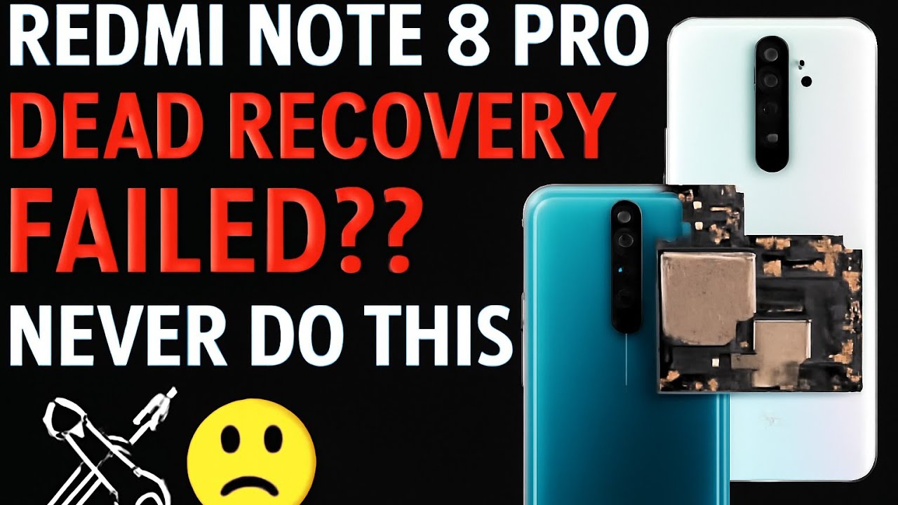 Redmi Note 8 Pro dead | Notification Light Blinking | Don't do this #chipfixerz #newfancymobile#emmc