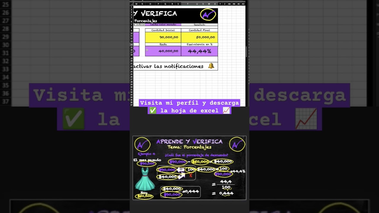 PORCENTAJES: ejercicio 5 🔣 