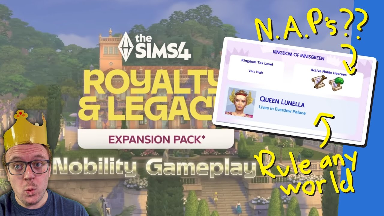 Still have some questions after seeing The SIms 4: Royalty & Legacy Nobility Trailer...⚔️🏰