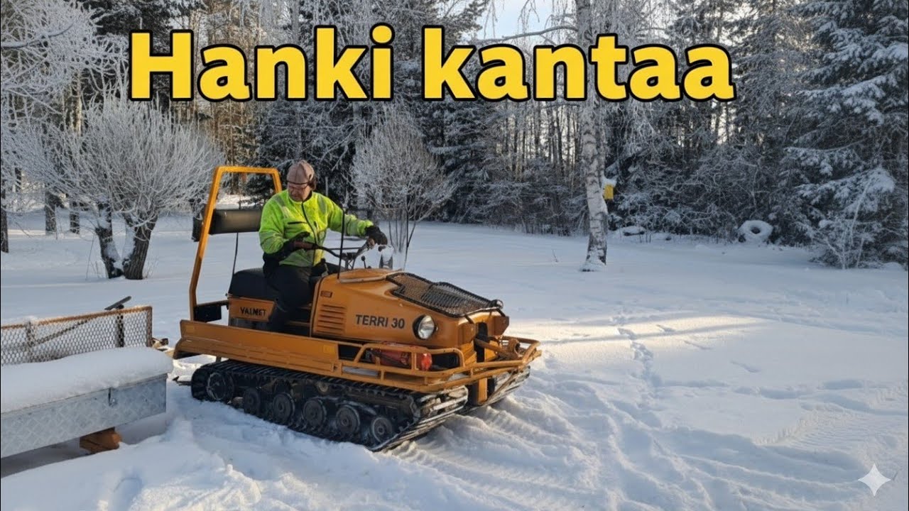 Ajourat ensin ja puunajoa myöhemmin..