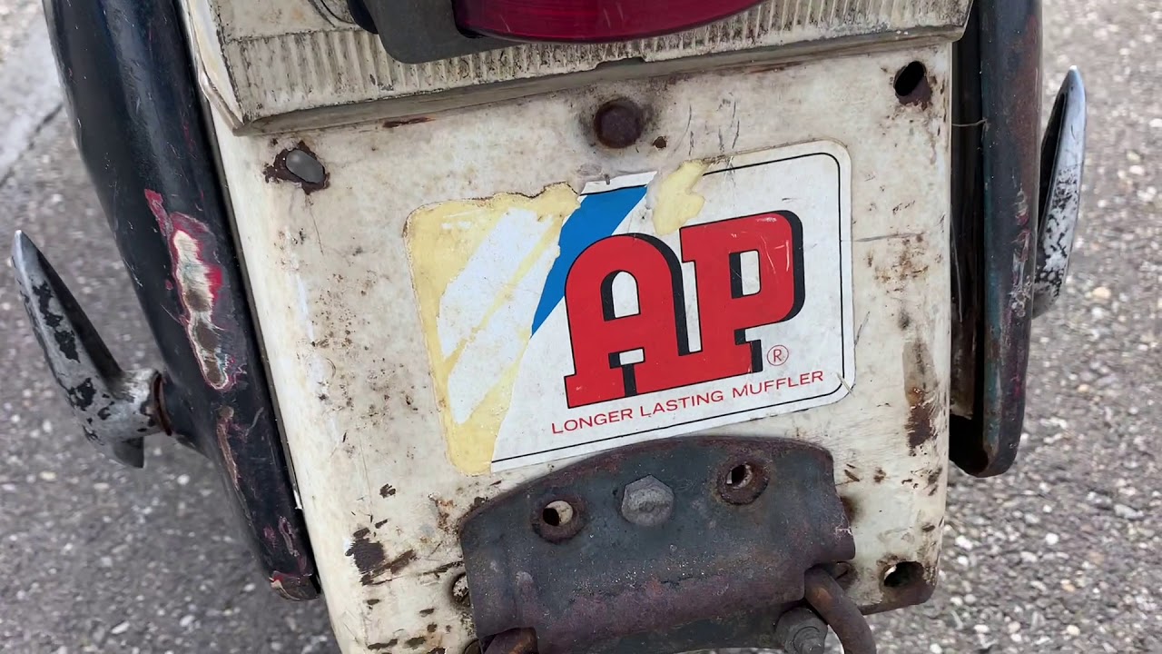 LAMBRETTA tv175, Old Scooter, Barn Find Out