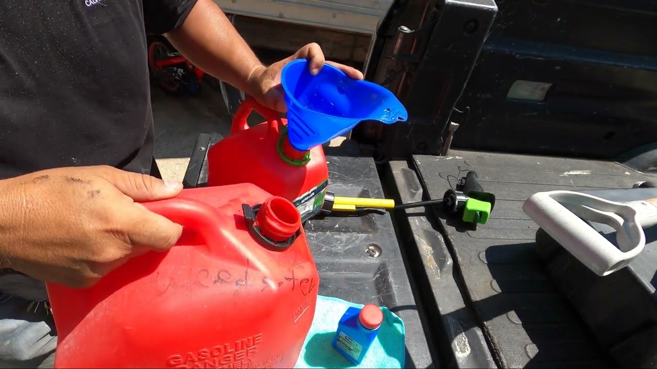 Mezcla de gasolina con aceite para motores de 2 ciclos | Weed eaters | Sopladoras | Motosierras