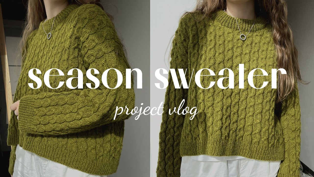 сезонный свитер от Ullen Knitwear | видеоблог о вязании