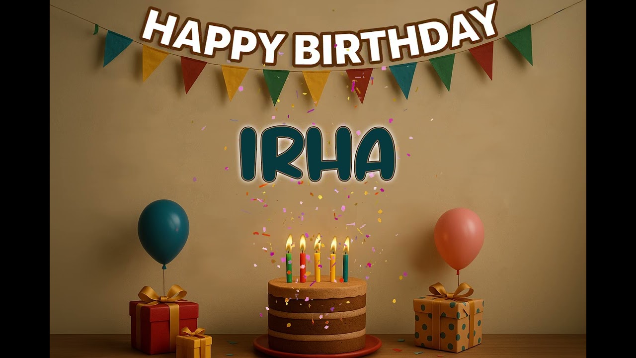 IRHA&rsquo;s Happy Birthday Song 🎈 | Custom Track by XBirthdays for Kids & Adults | 2026