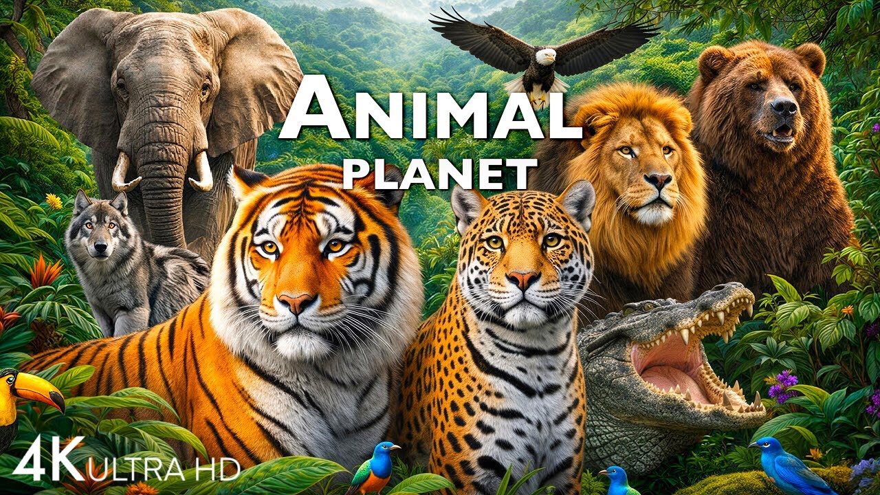 ANIMAL PLANET 4K ULTRA HD | WILDLIFE DISCOVERY | 60FPS