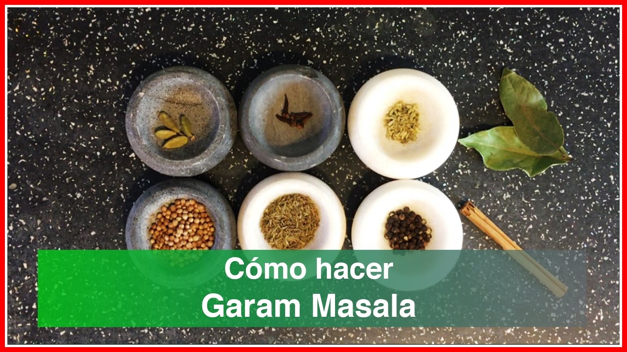 Receta casera de garam masala