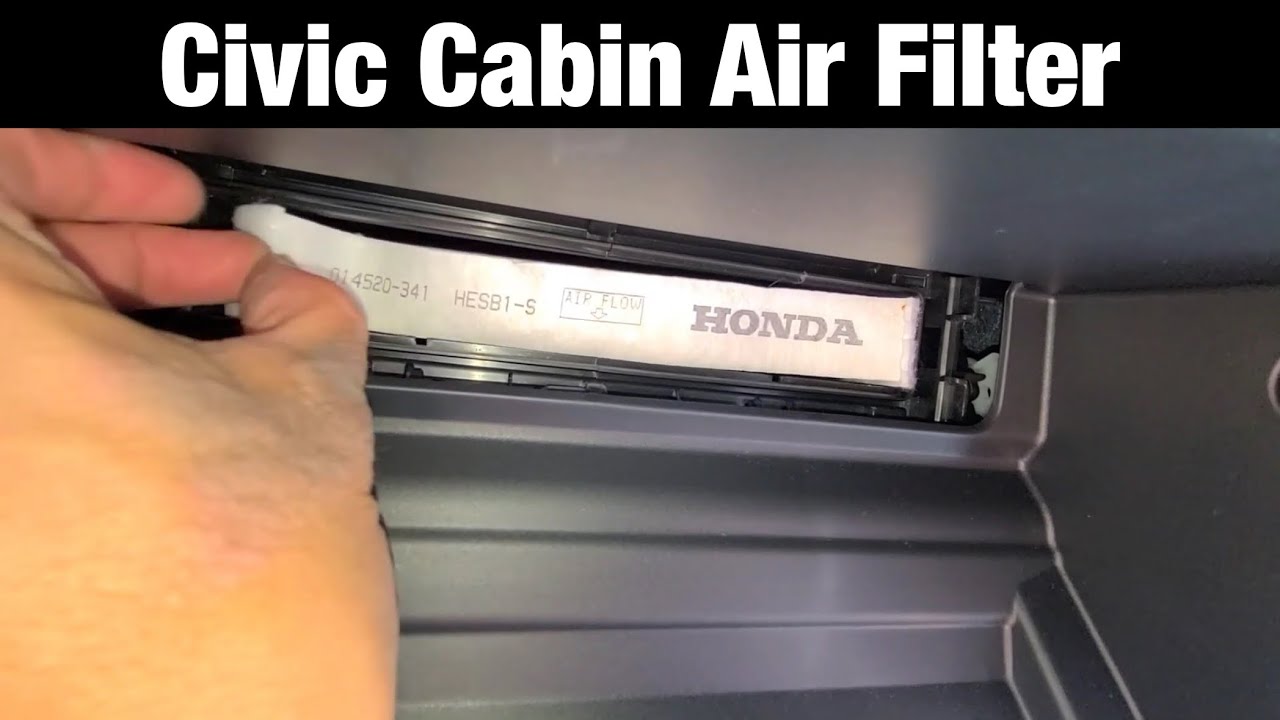 Как заменить салонный фильтр в Honda Civic 2022 года