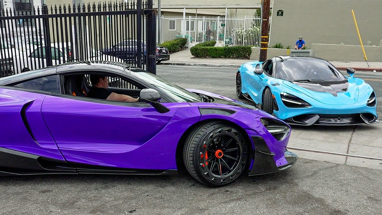 Purple Widebody Mclaren looks WILD! Rolls Royce travels 6000 miles for a Makeover!