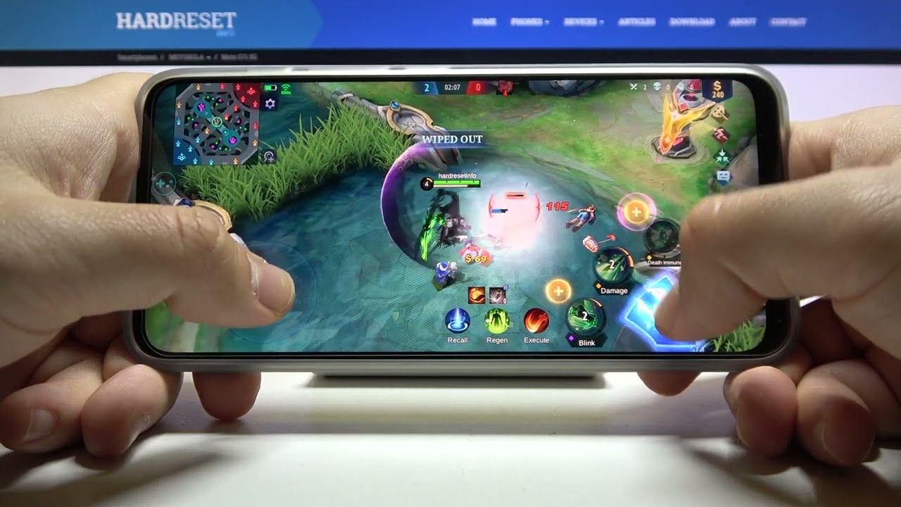 Motorola MOTO G71 5G - Mobile Legends | Gaming TEST | AMOLED | 4GB RAM | $300