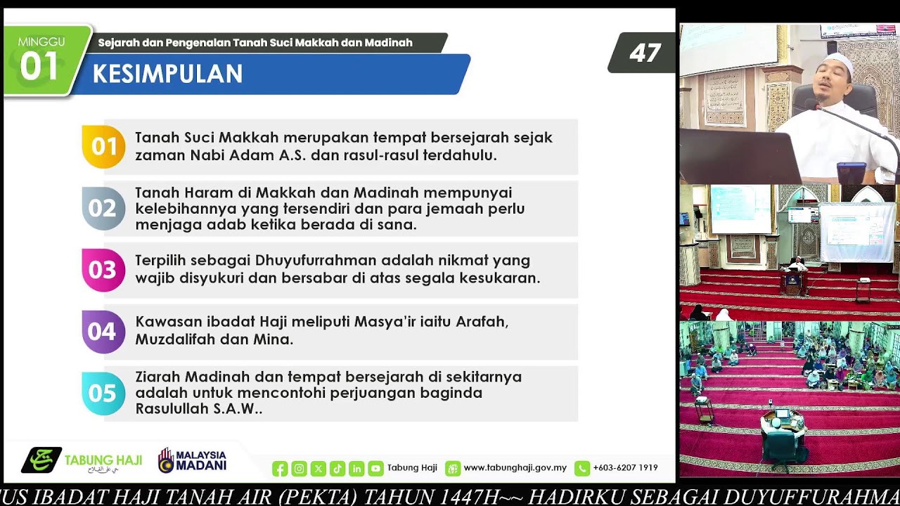 KURSUS ASAS HAJI 1447H / 2026M   ( MINGGU 1)