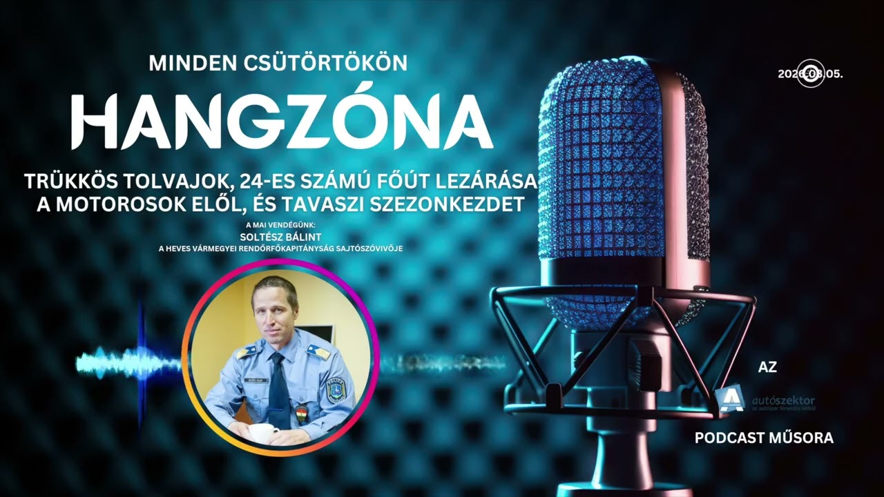 Hangzóna #podcast 32 -Trükkös tolvajok, 24-es számú főút lezárása a motorosok elől, és itt a szezon