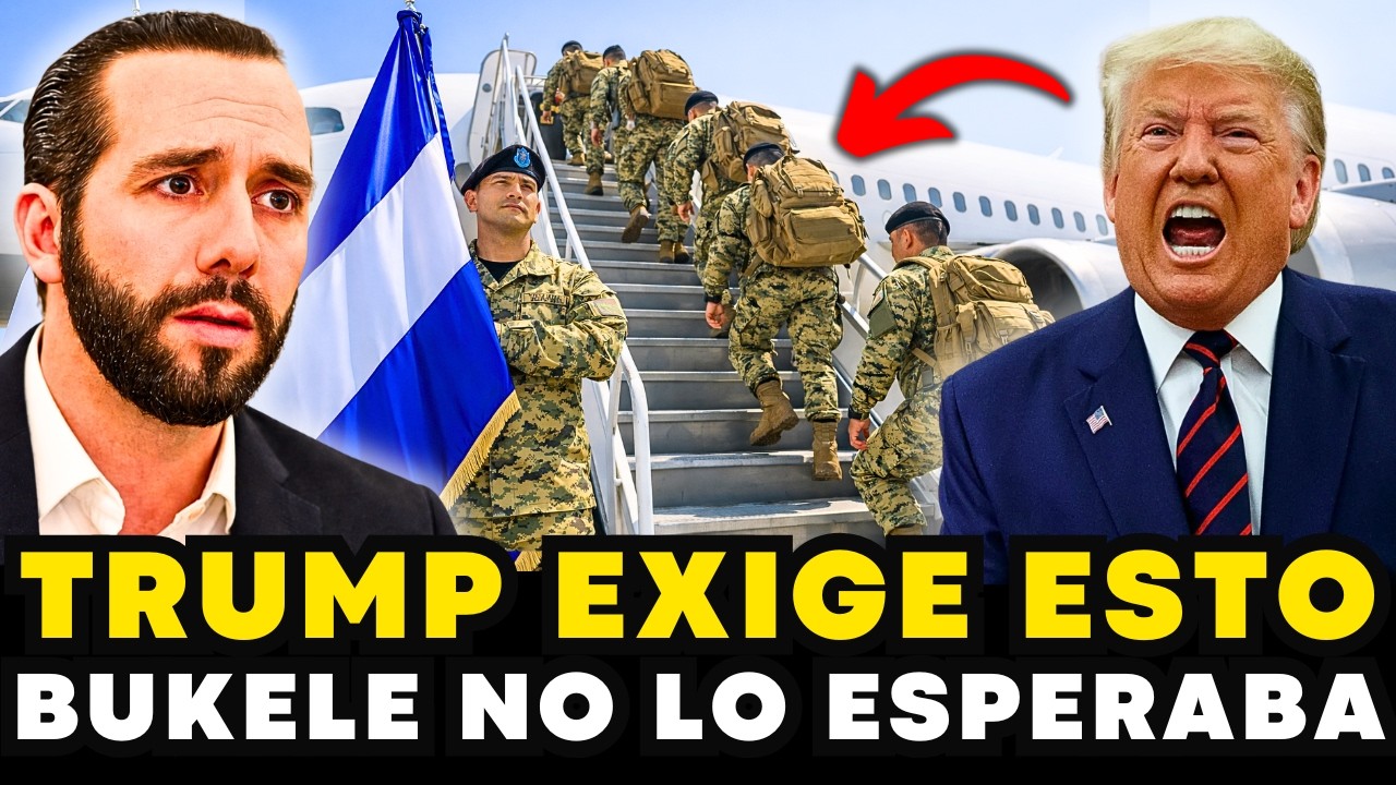 LO QUE TRUMP LE PIDIÓ AL EJERCITO DE EL SALVADOR SORPRENDE A BUKELE
