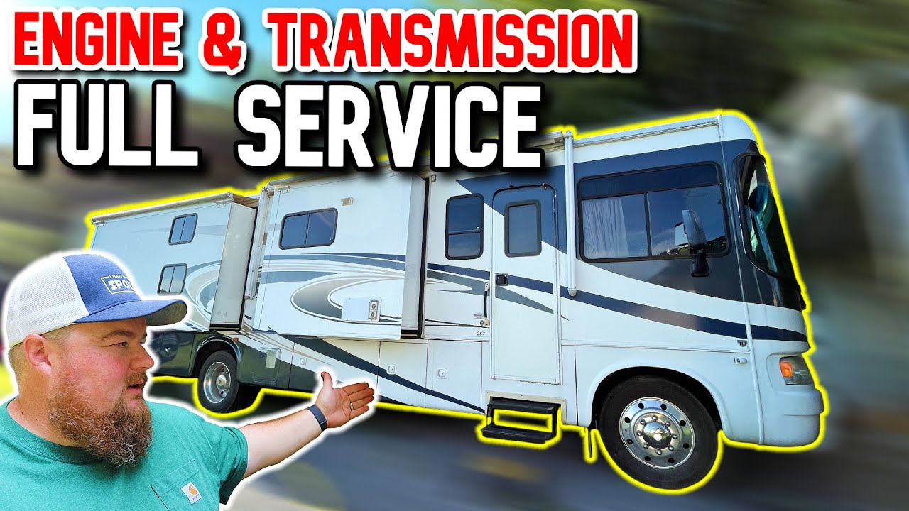 Get PERFECT Oil Changes & DIY Transmission Service // F53 Chassis V10 Class A Motorhome RV