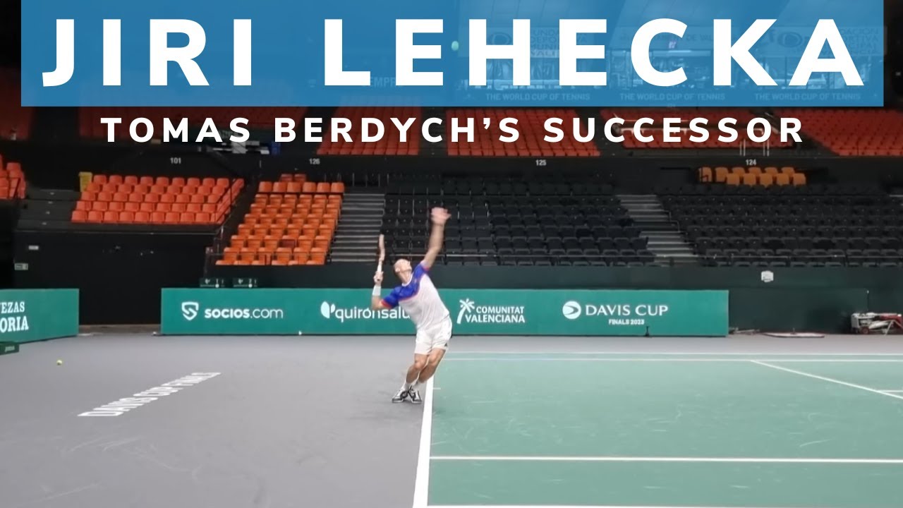 The clean technique of Jiri Lehecka, Tomas Berdych's successor (Practice Davis Cup 2023)