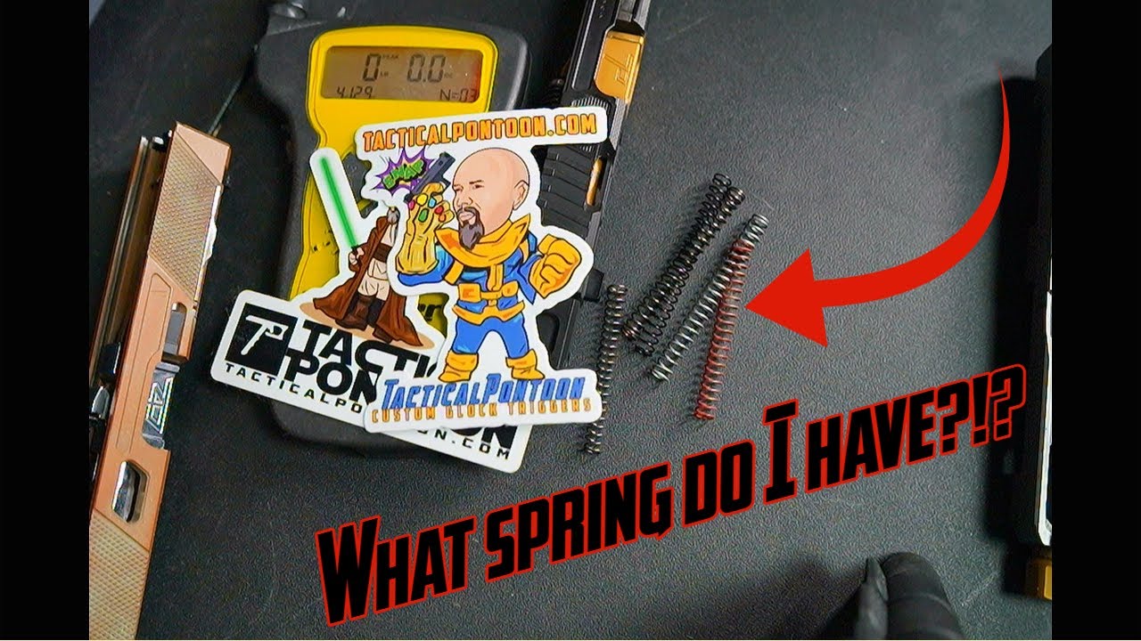 How to measure Glock striker springs