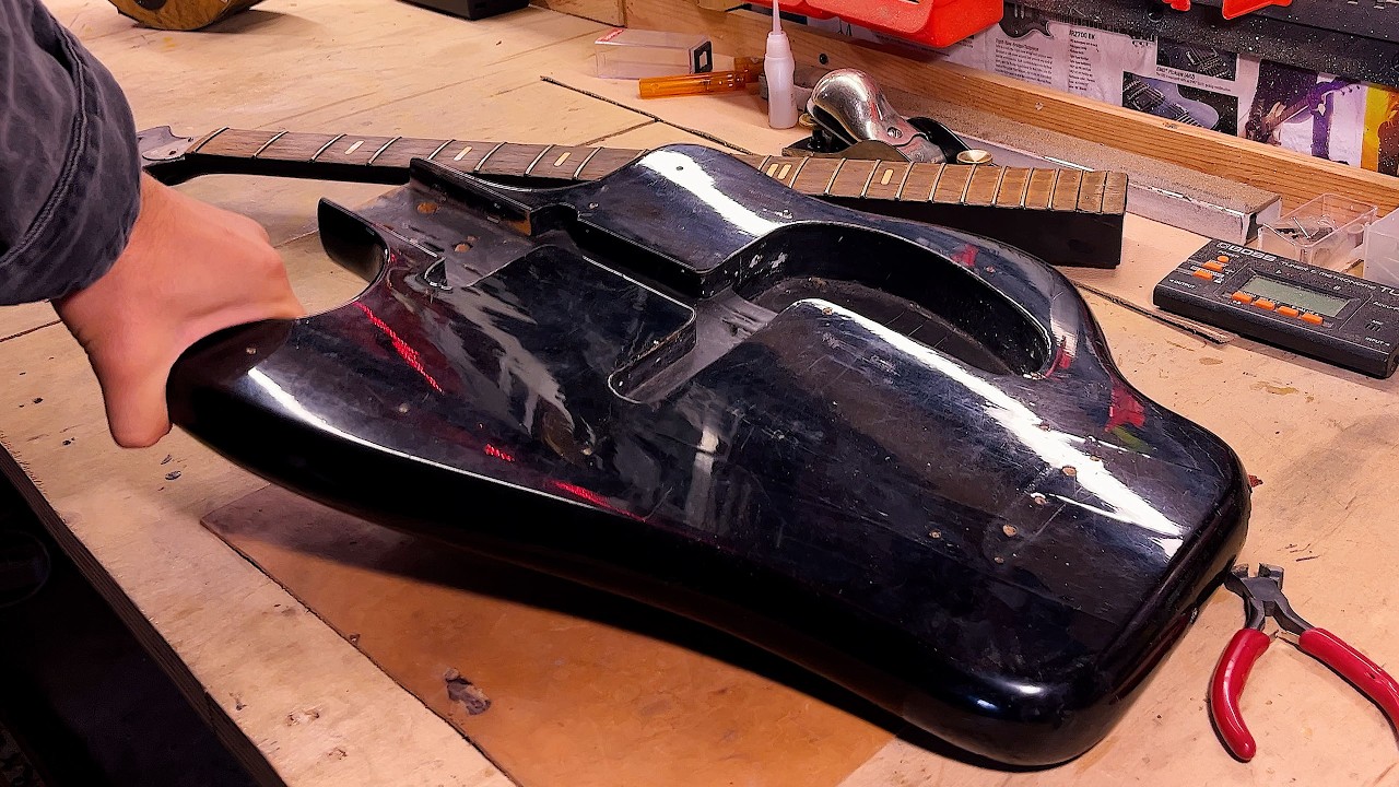 I bought an old electric guitar for $5: Can it be Repaired?
