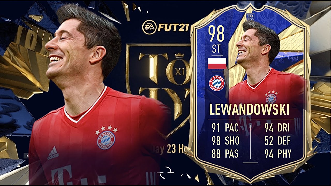 FIFA 21: ROBERT LEWANDOWSKI 98 TOTY PLAYER REVIEW I FIFA 21 ULTIMATE TEAM