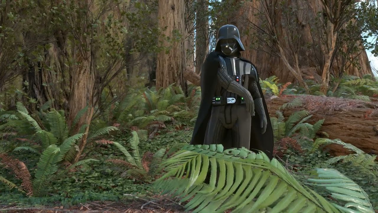 Star Wars Battlefront - A beauty of Endor - Battle in forest - Gameplay UHD 4K [2160p]