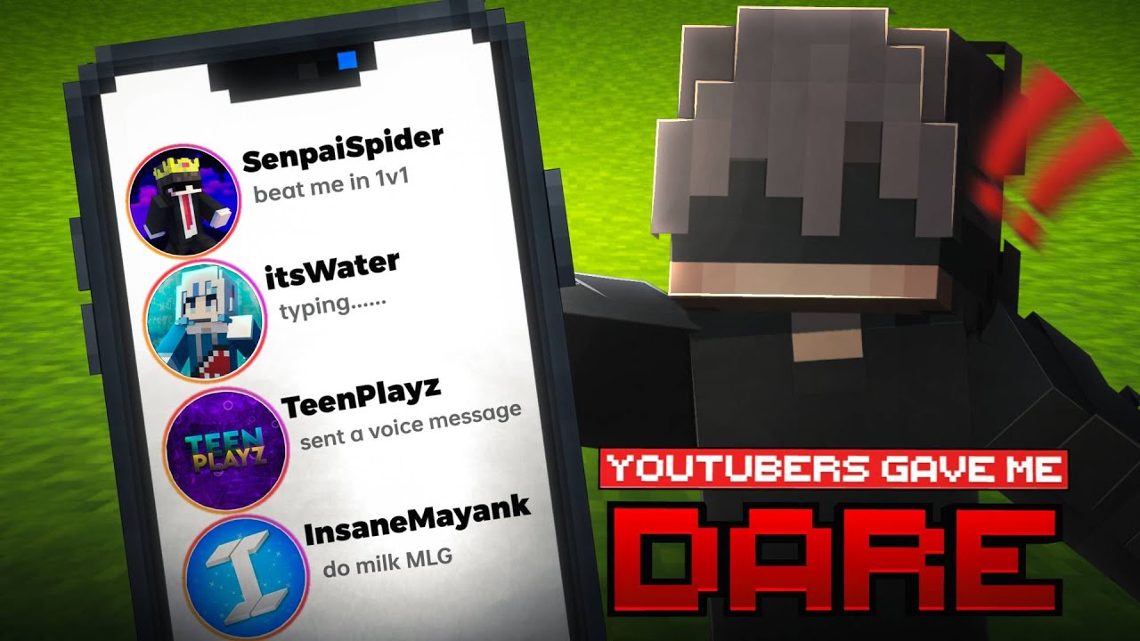 My Favorite YouTubers Gave Me an IMPOSSIBLE Dare! Ft @SenpaiSpider @itswaterfr