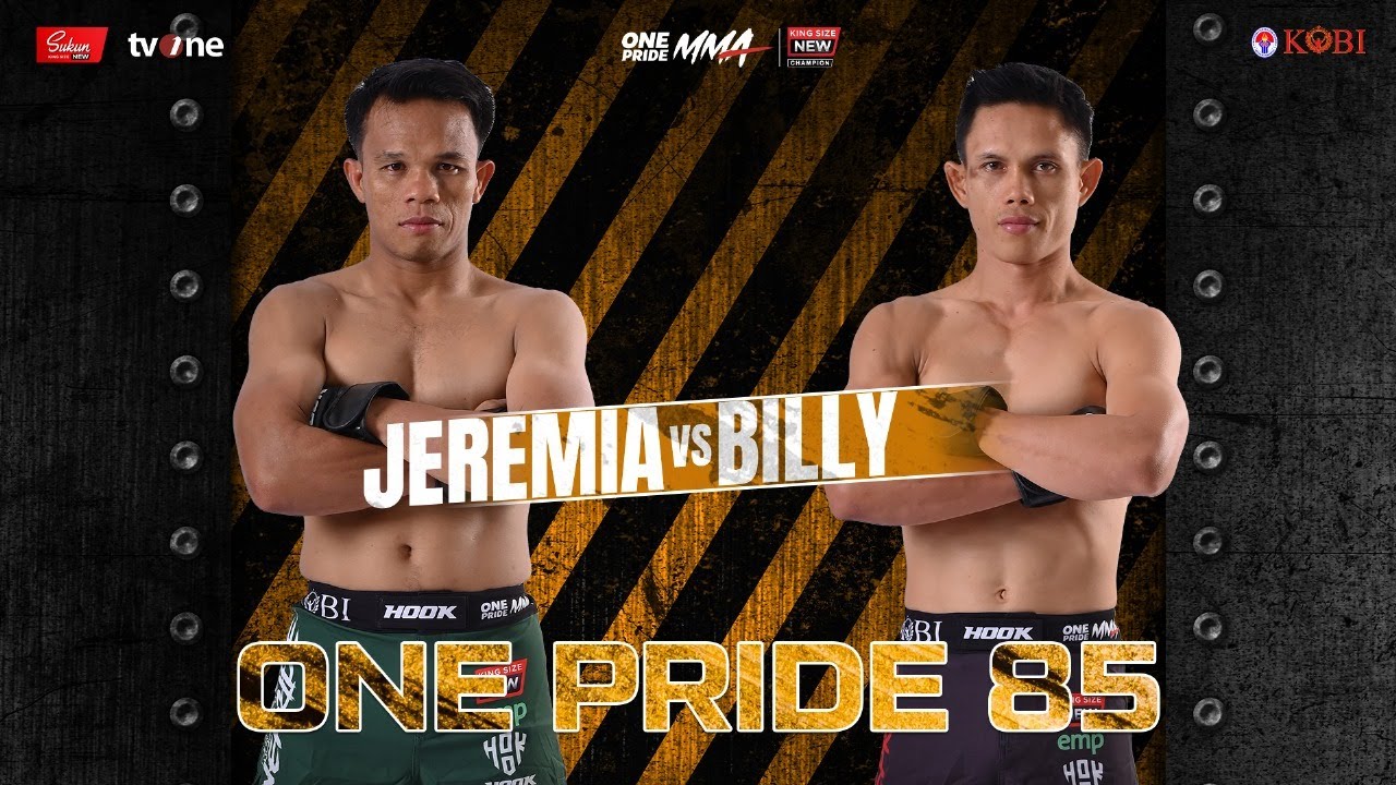 JEREMIA SIREGAR VS BILLY PASULATAN | FULL FIGHT ONE PRIDE MMA 85 KING SIZE NEW #10 JAKARTA