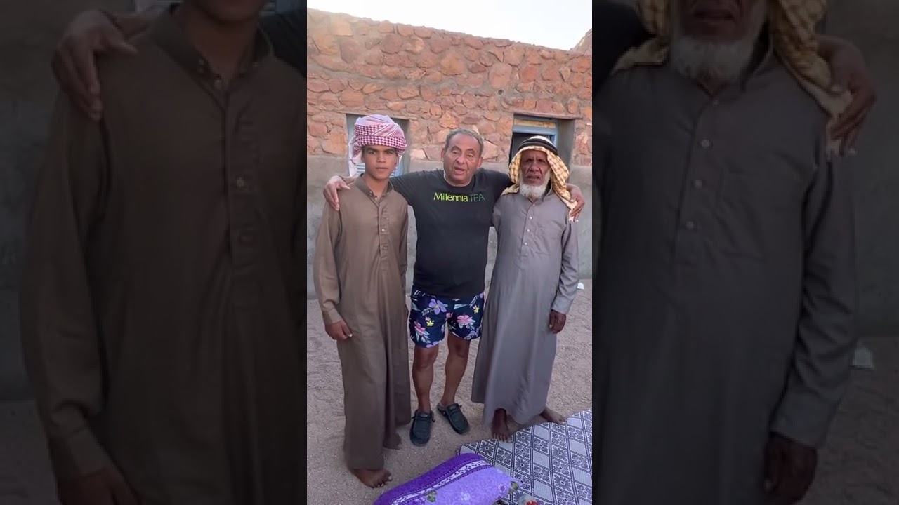 رامز  سعد  من كاترين  مع حكيم سانت كاترين  الشيخ أحمد منصور