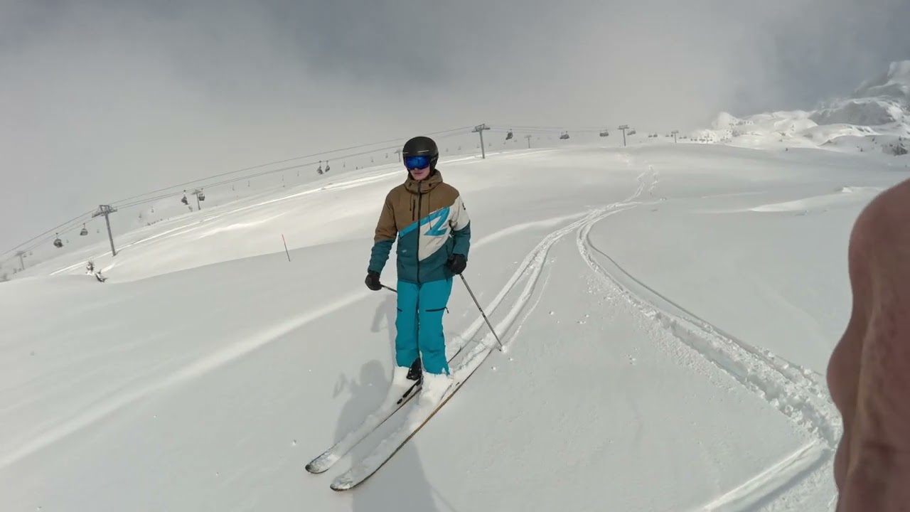 Léo & stéphanie ski  Alpe d'Huez 20 fevrier 2026