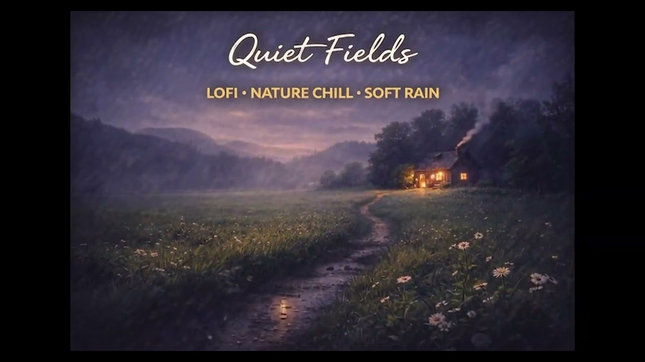 🌾🌧️ Quiet Fields — Lofi · Nature Chill · Soft Rain