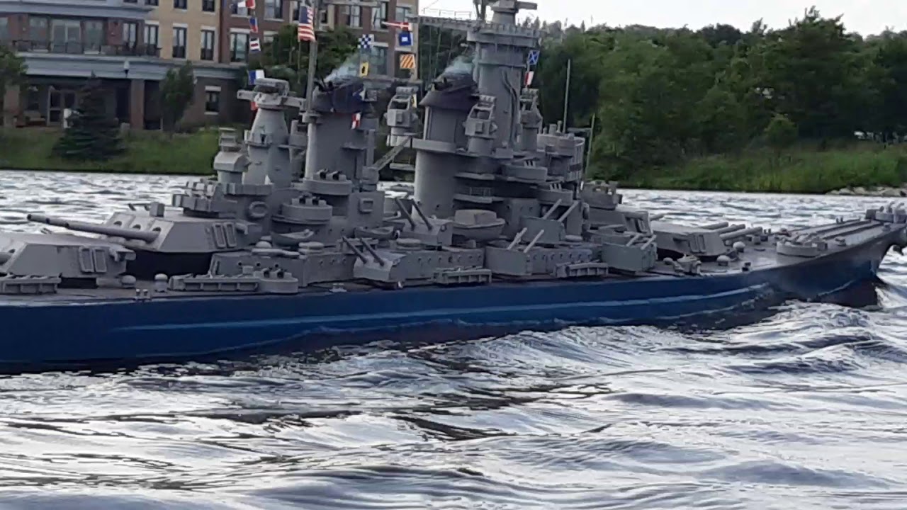 Montana battleship model