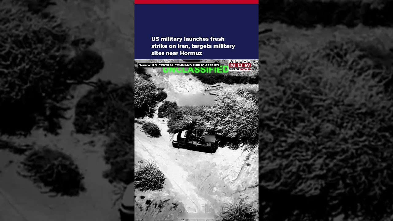 US Military Launches 5th Fresh Strike On Iran, Targets Military Sites Near Hormuz #shorts