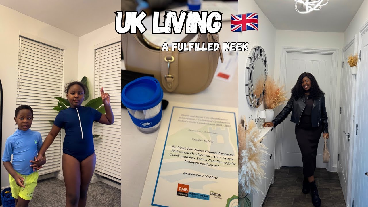 🇬🇧UK Living: Award Ceremony | Swimming Lessons | Working mum | Unplanned Shopping #swansea 