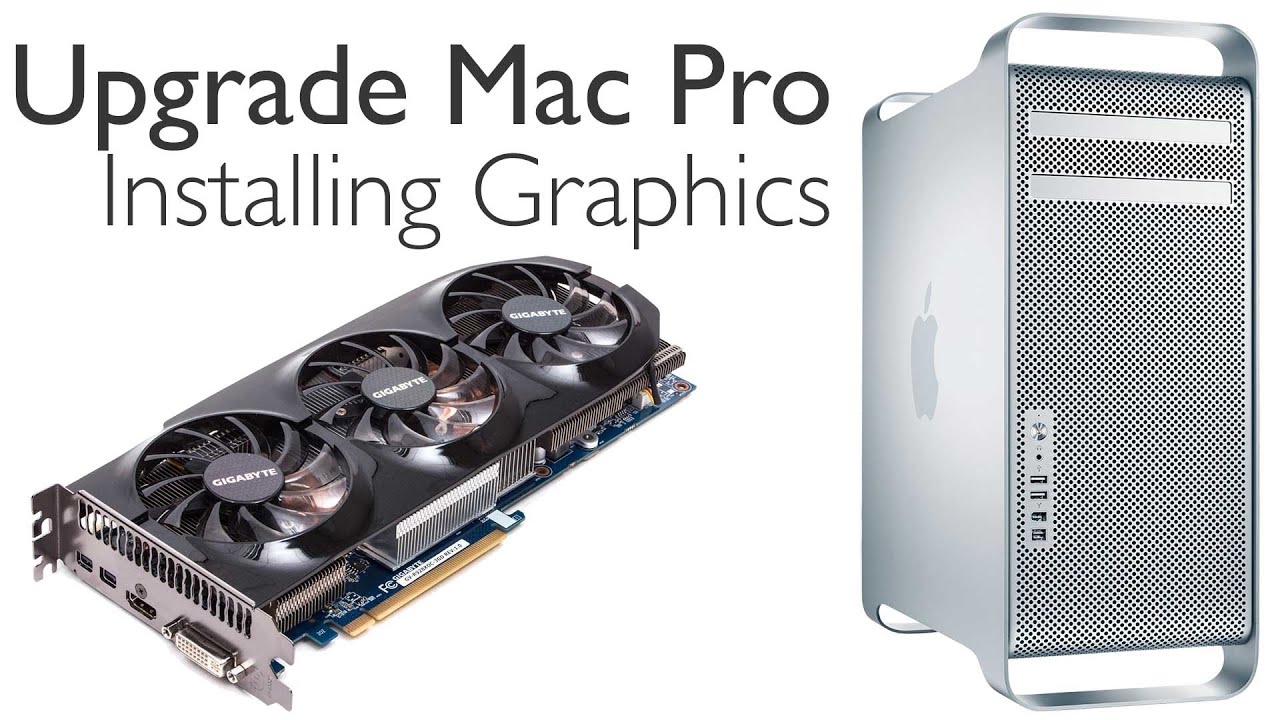 Upgrade Mac Pro: how to install a new graphics card.