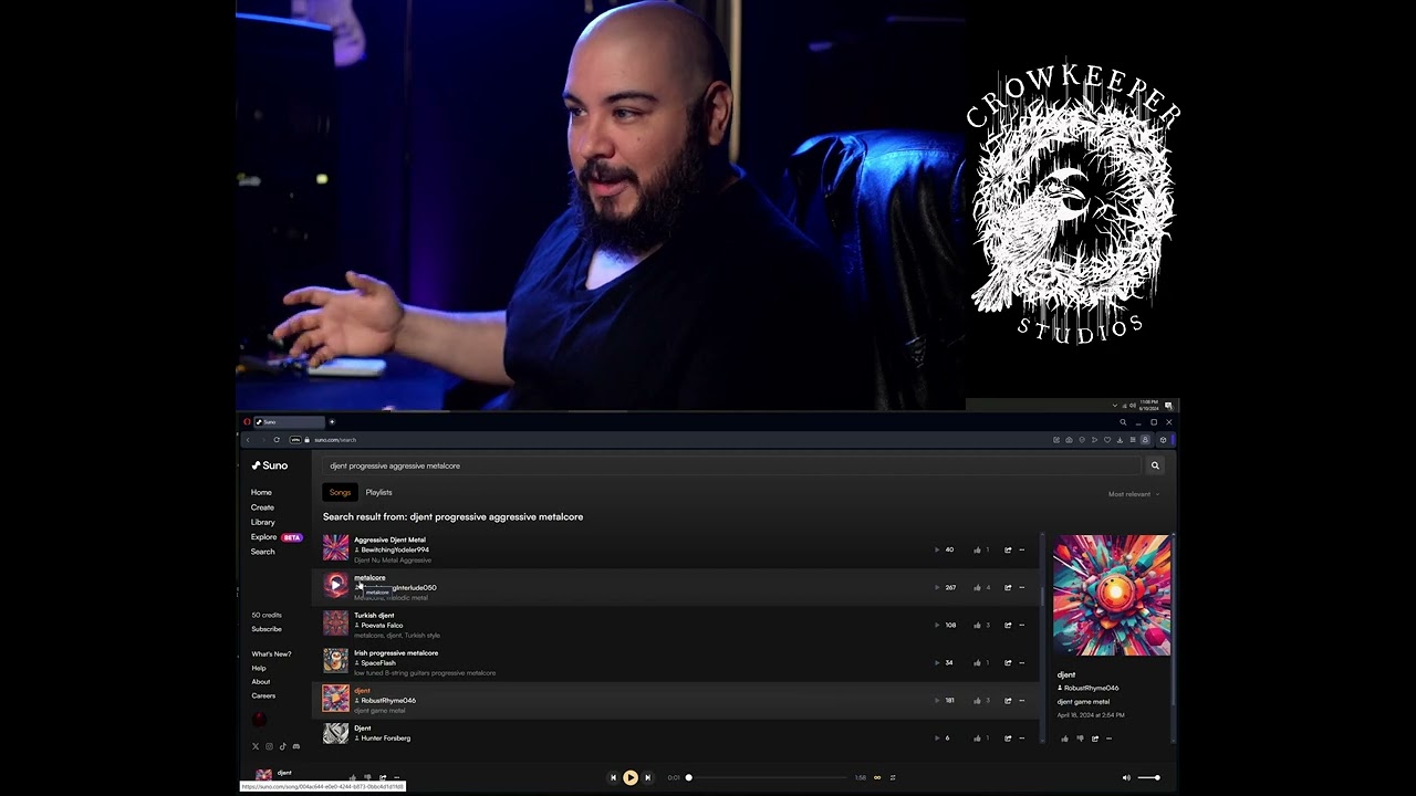 SUNO AI . A deeper dive into Metal music generated by AI