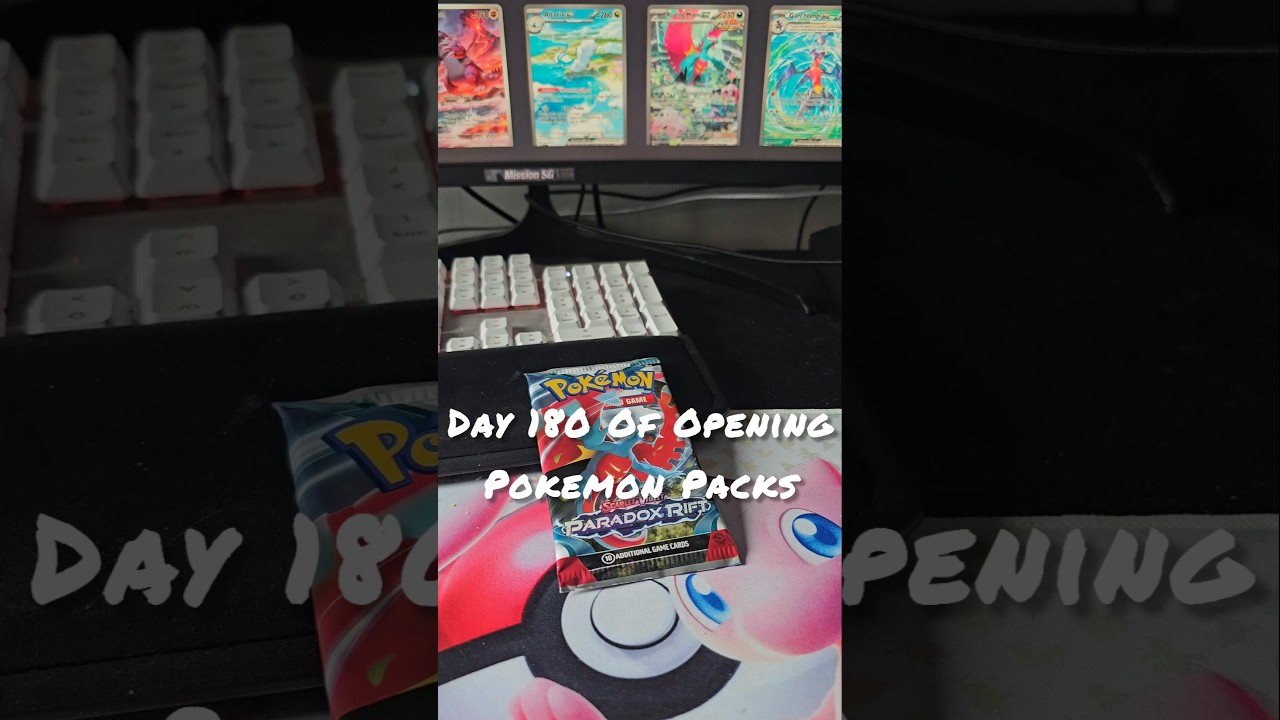 Day 180 of opening Pokemon packs chasing Groudon PAR 